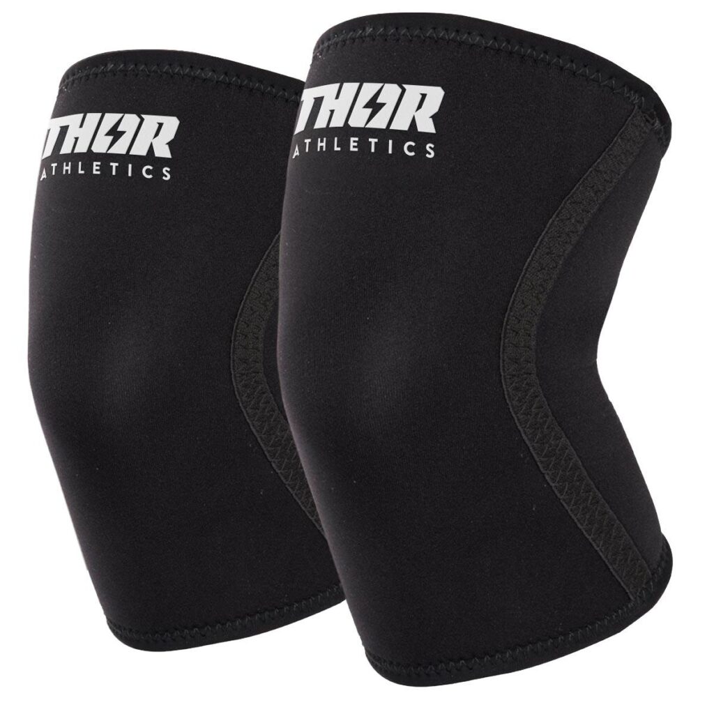 thor athletics knee sleeves zwart
