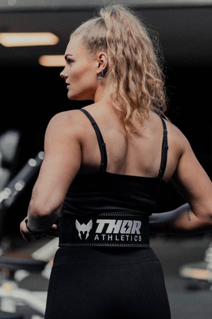 thor athletics weighlifting belt zwart
