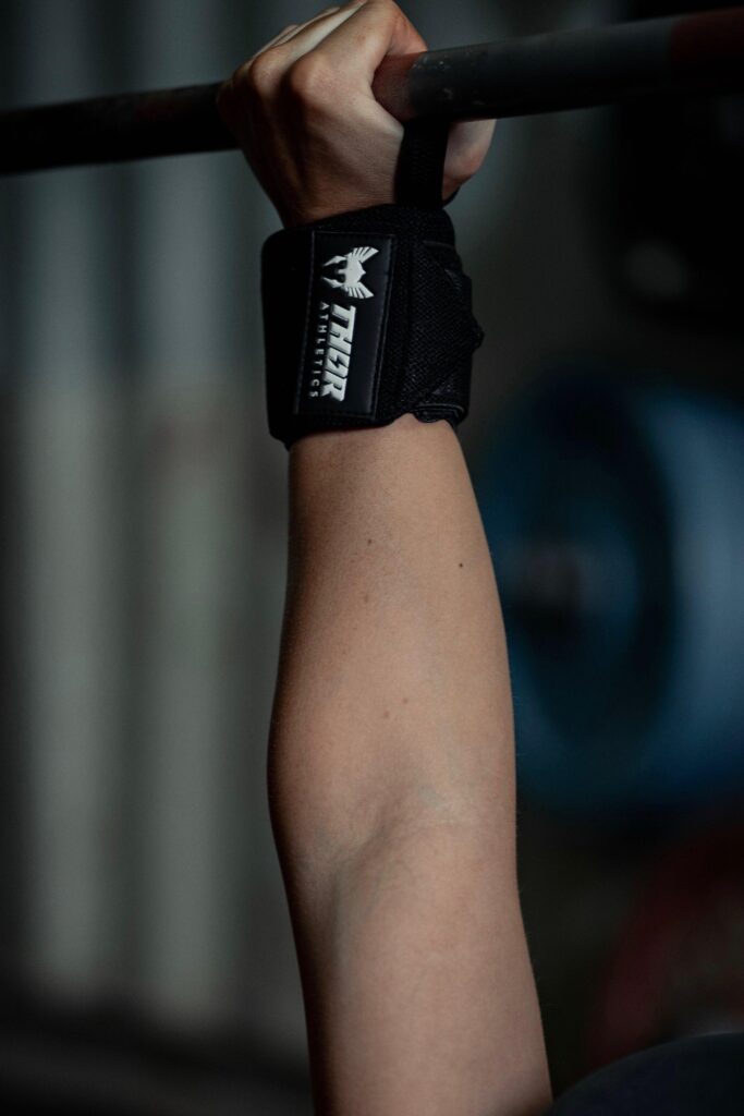 thor athletics wrist straps zwart