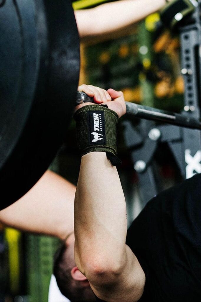 thor athletics wrist straps zwart