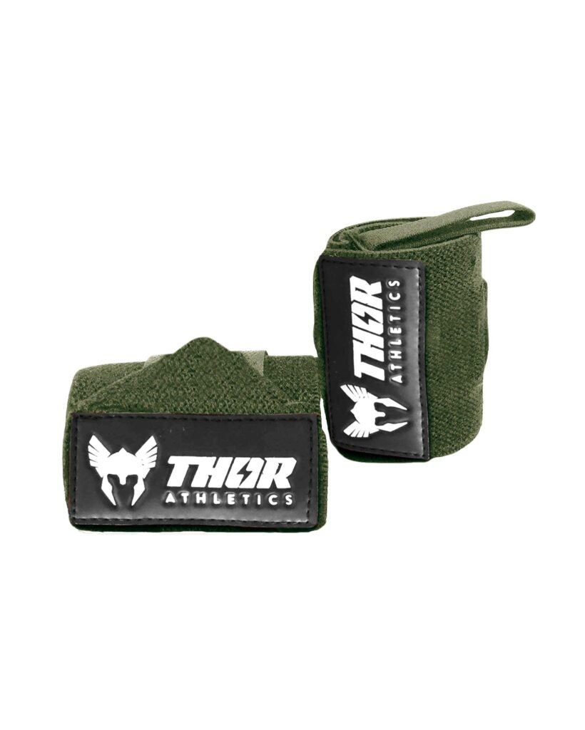 thor athletics wrist straps groen